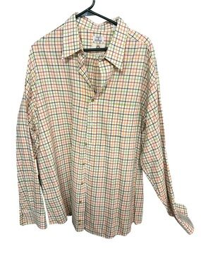 🍂 Maus & Hoffman x Viyella Plaid Cotton Wool Shirt XXL Made USA